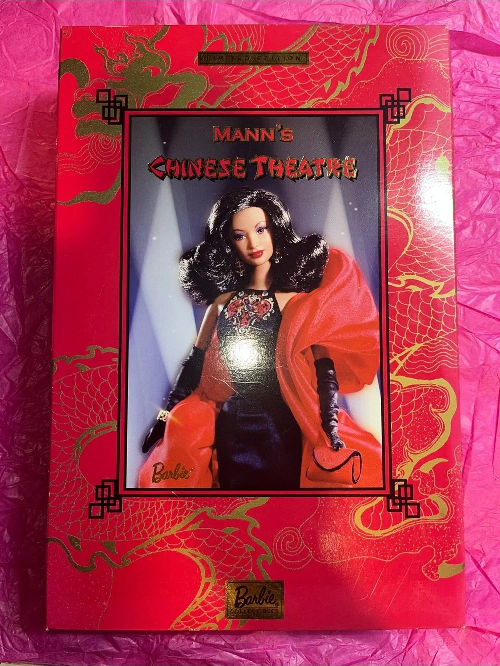 1999 Mann's Chinese Theatre Barbie Doll (African-American Edition) NRFB